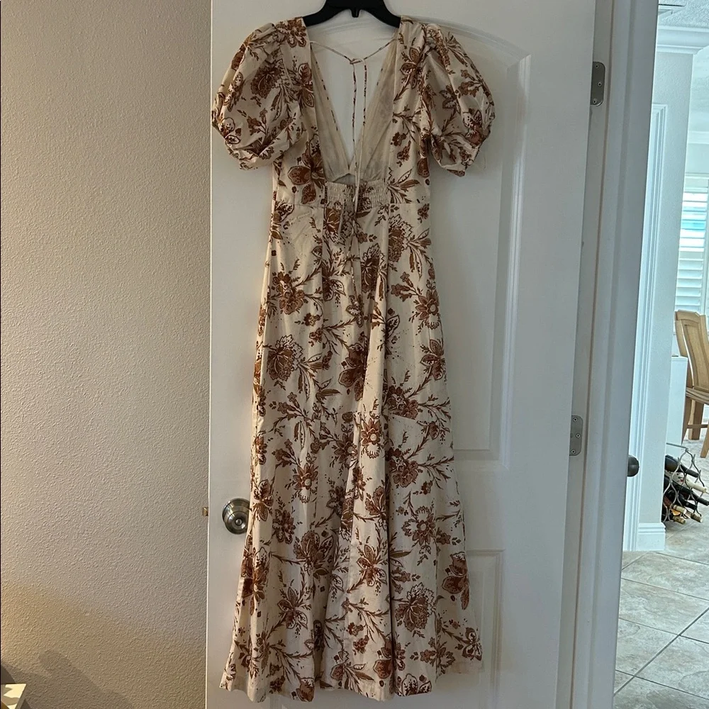 Abercrombie & Fitch Brown Floral Dress